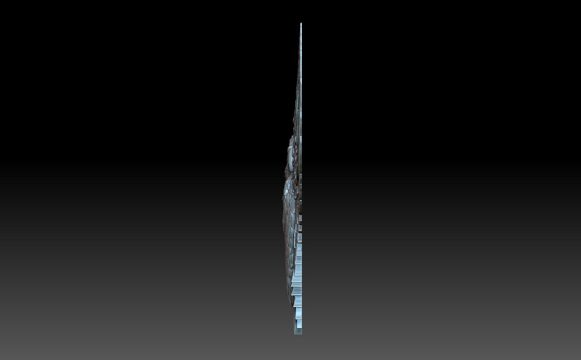 Eagle long sword 3D print model_2