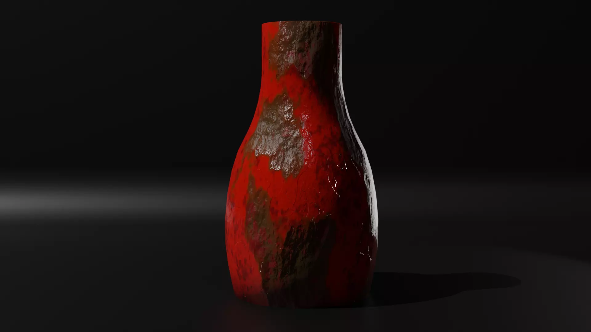 OLD RUSTY VASE IN BLENDER Free low-poly 3D model