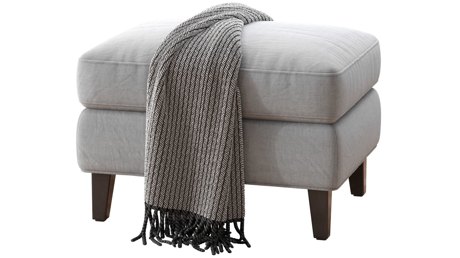  Beverly Upholstered Ottoman 3D model_13