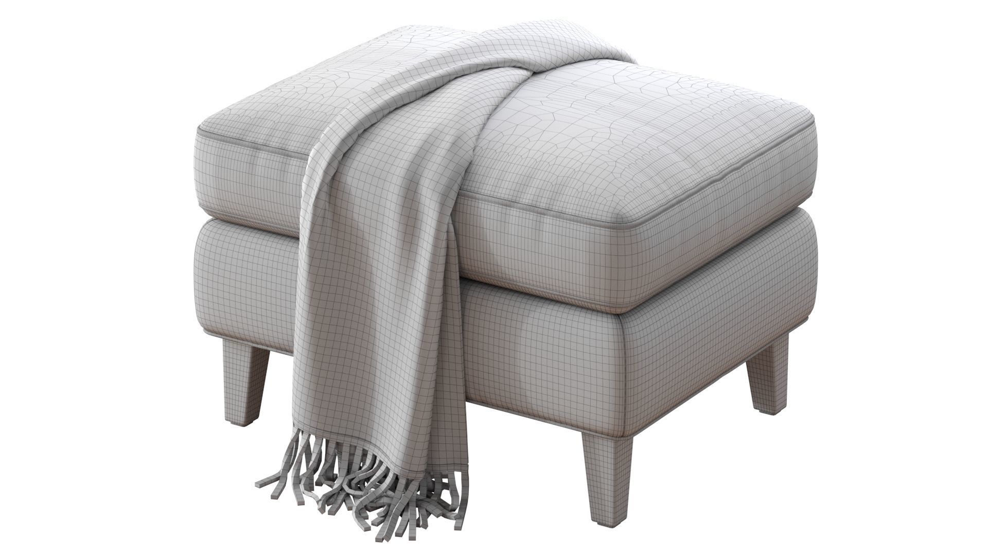  Beverly Upholstered Ottoman 3D model_19