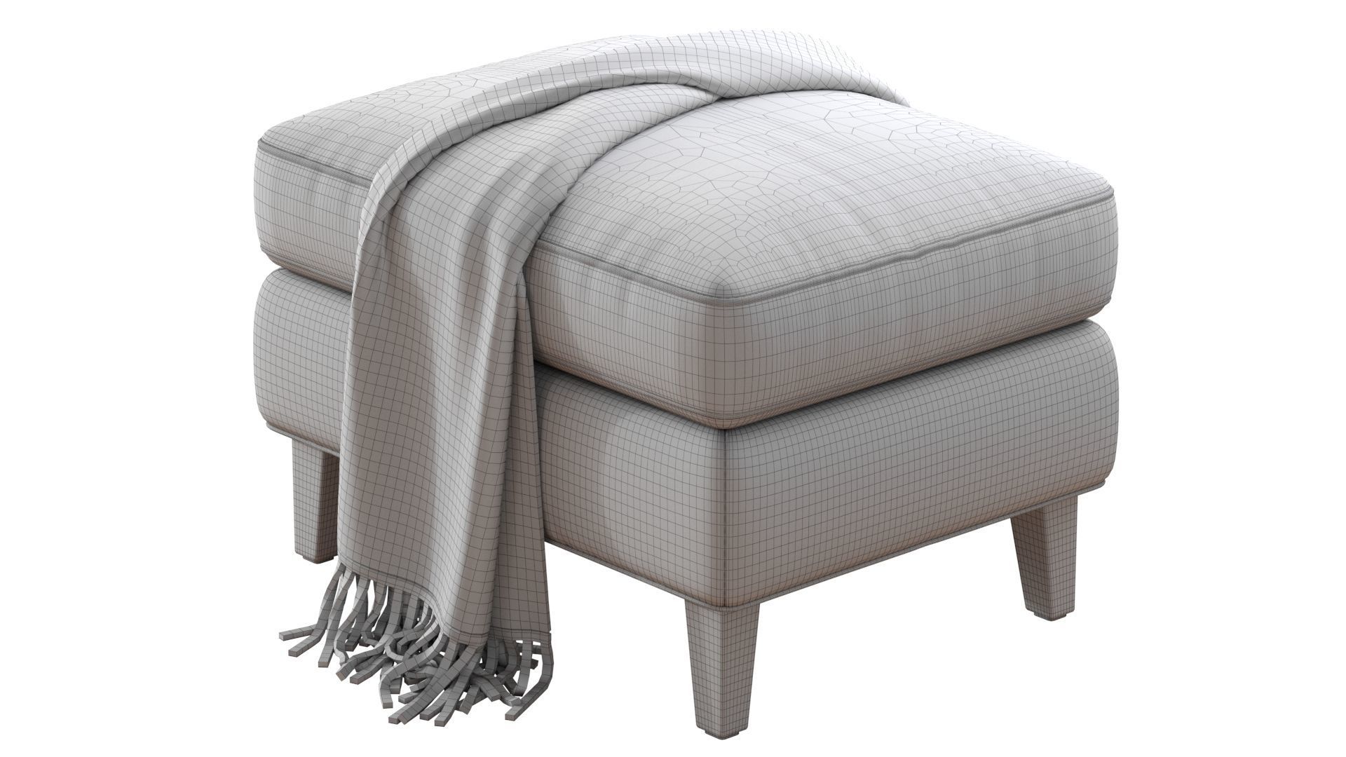  Beverly Upholstered Ottoman 3D model_20