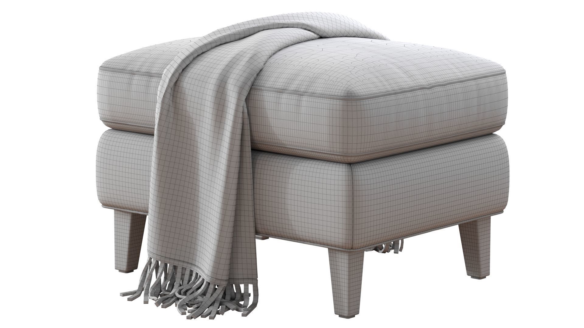  Beverly Upholstered Ottoman 3D model_28