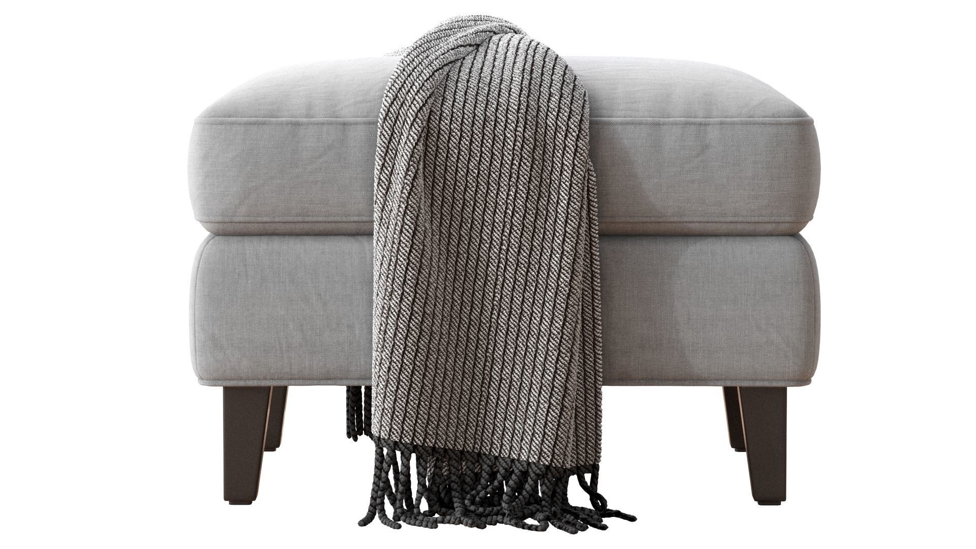  Beverly Upholstered Ottoman 3D model_3