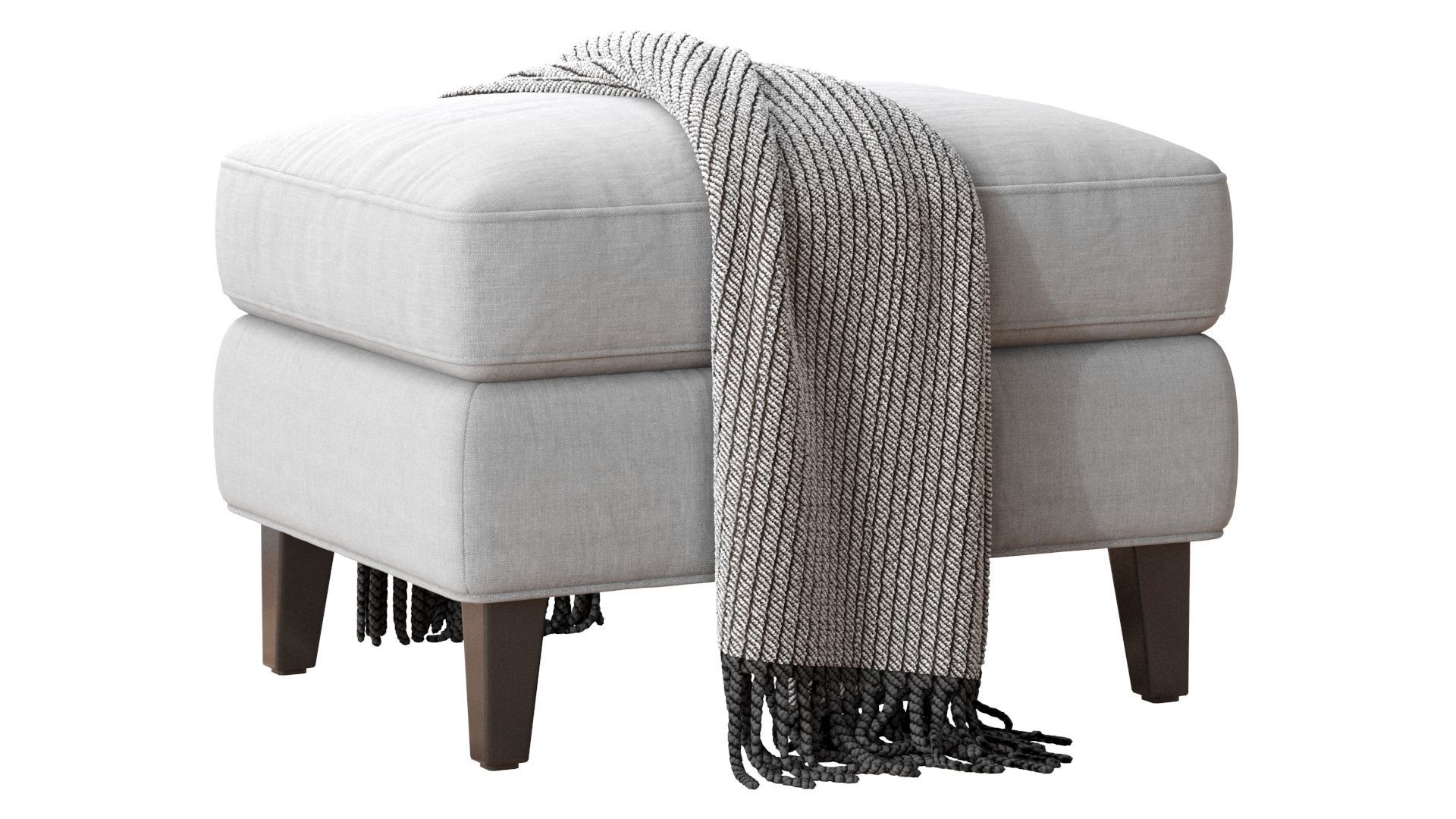  Beverly Upholstered Ottoman 3D model_8