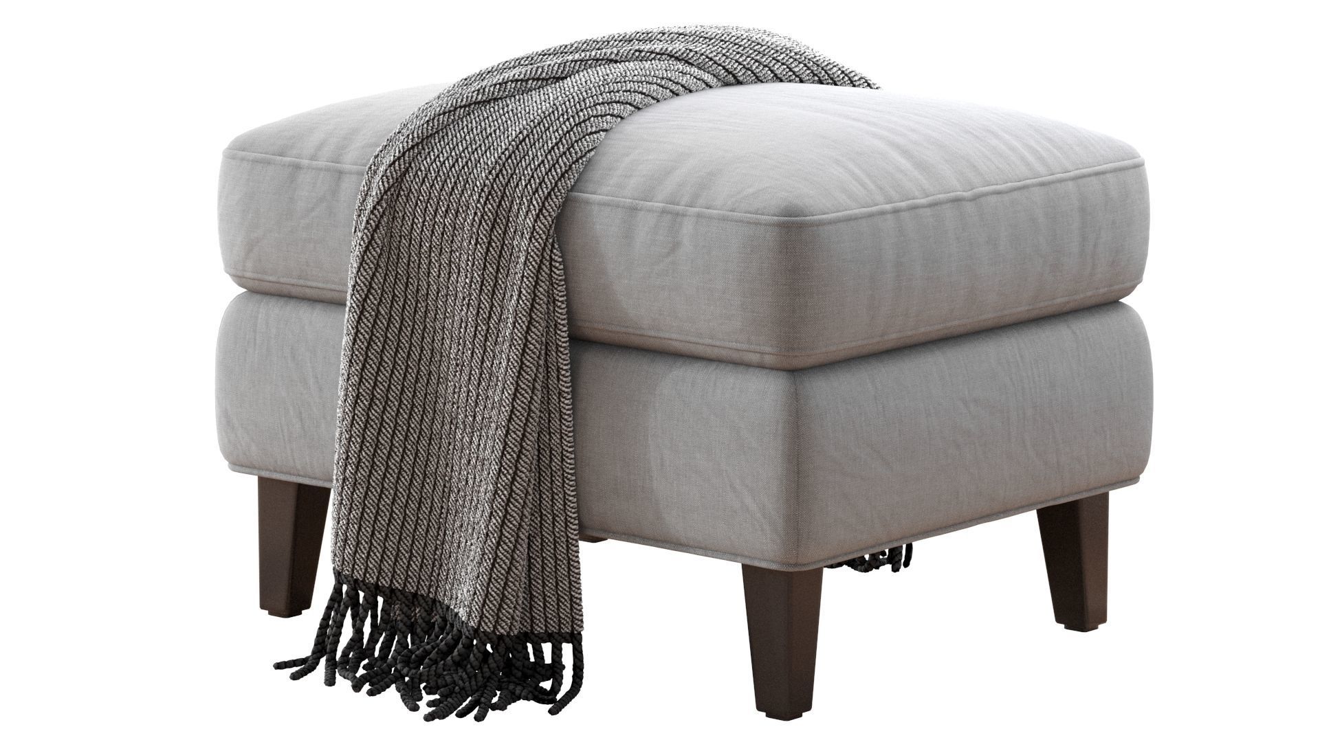  Beverly Upholstered Ottoman 3D model_14