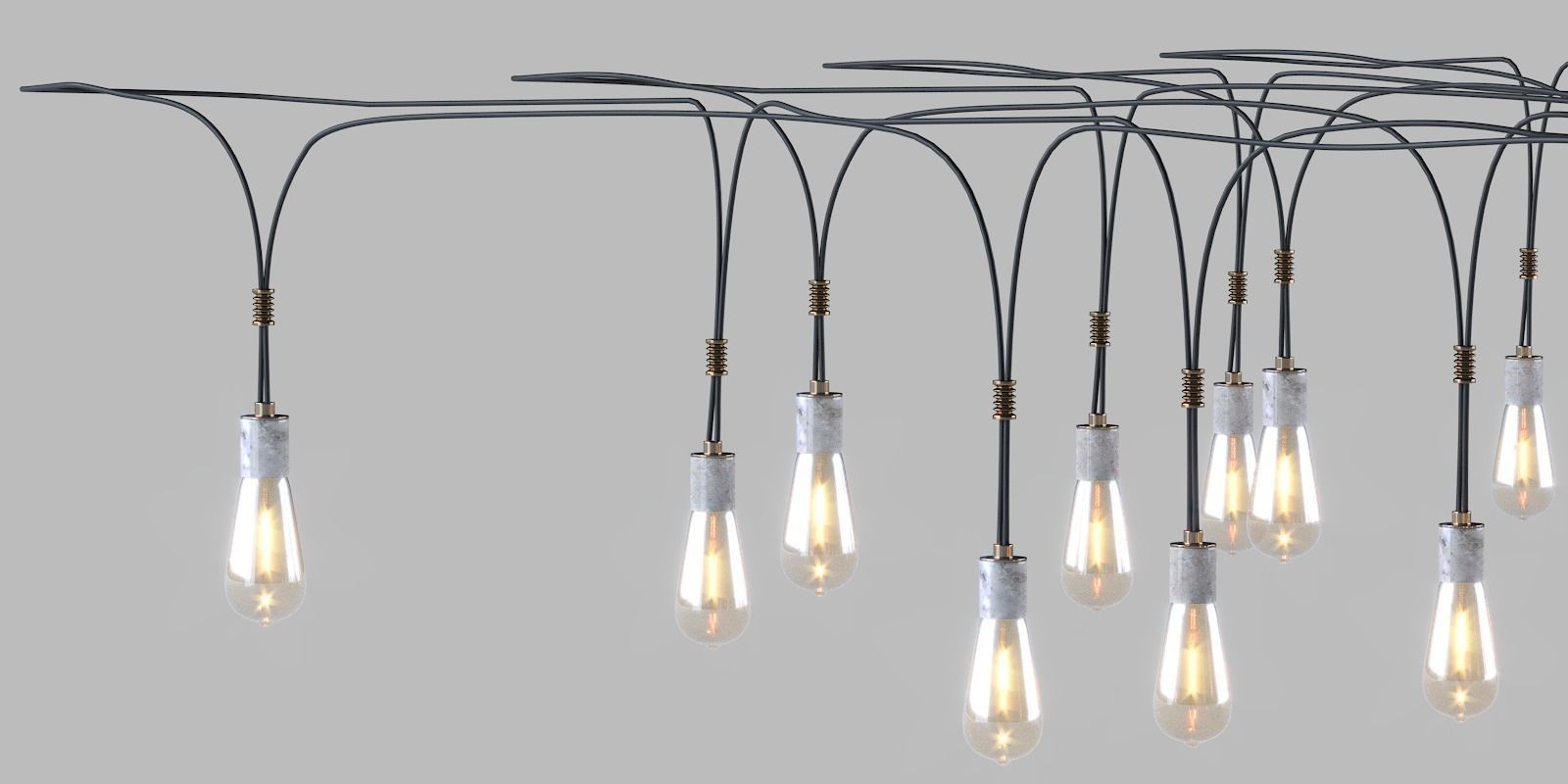 Pendant light bulbs 3D model_6