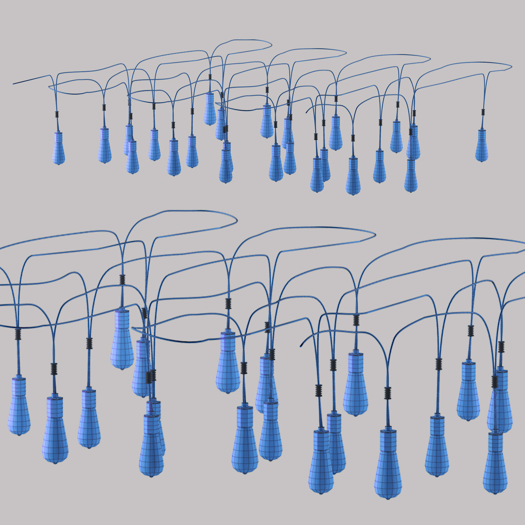 Pendant light bulbs 3D model_4