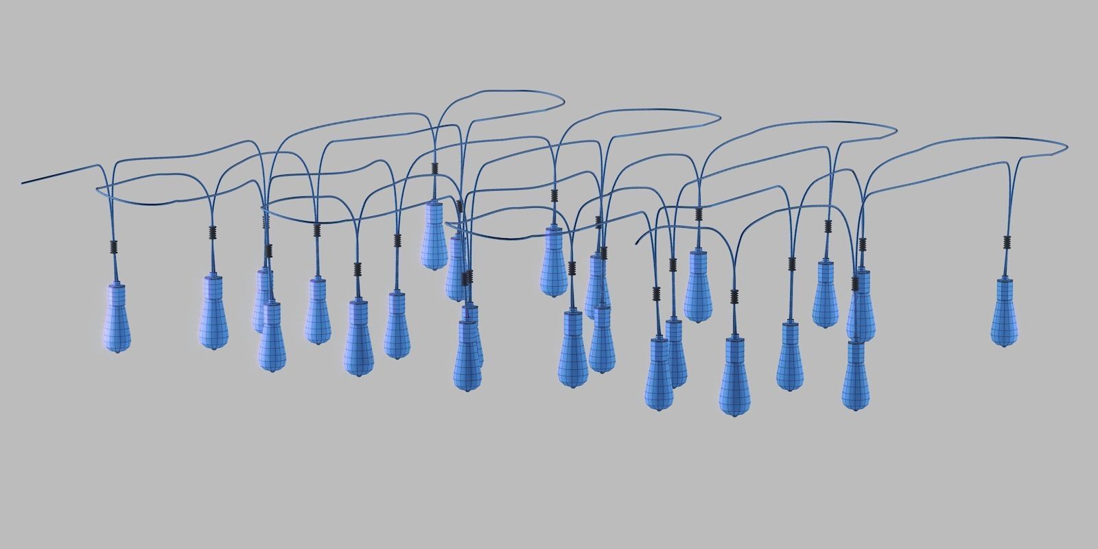 Pendant light bulbs 3D model_9