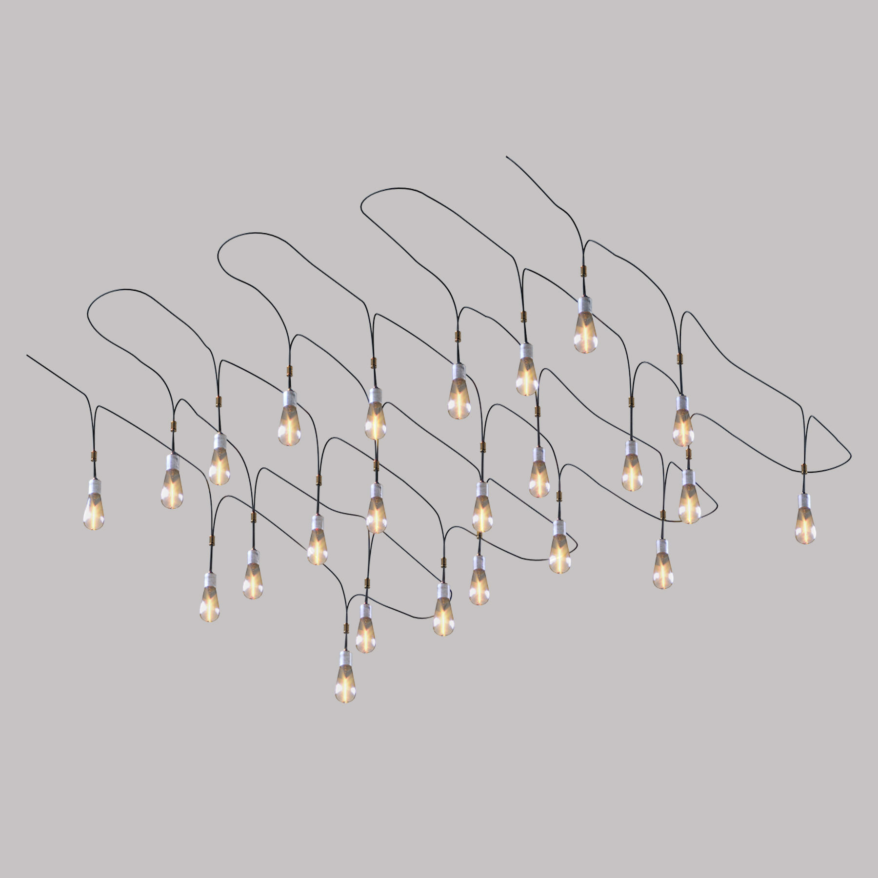 Pendant light bulbs 3D model_2