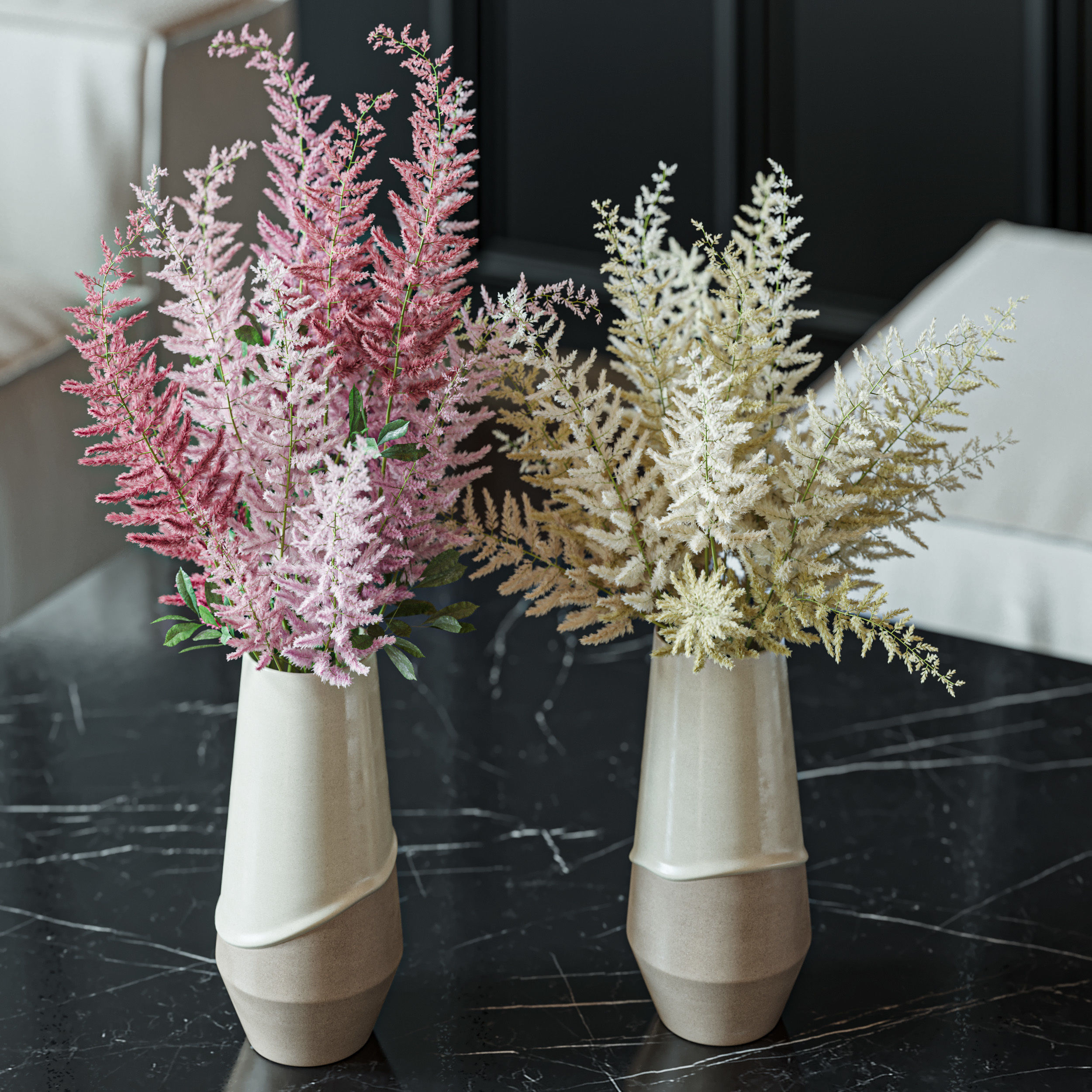 Flower Set 039 Astilbe 3D model_1