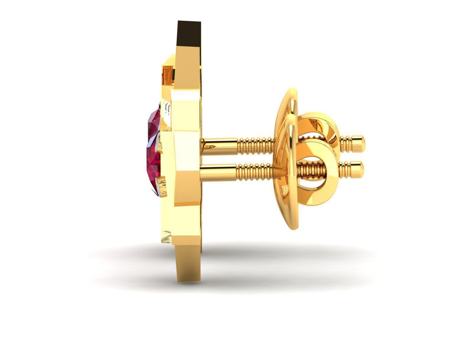 Women Earrings 3D print model_5