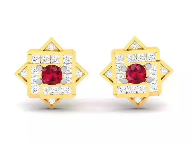 Women Earrings 3D print model