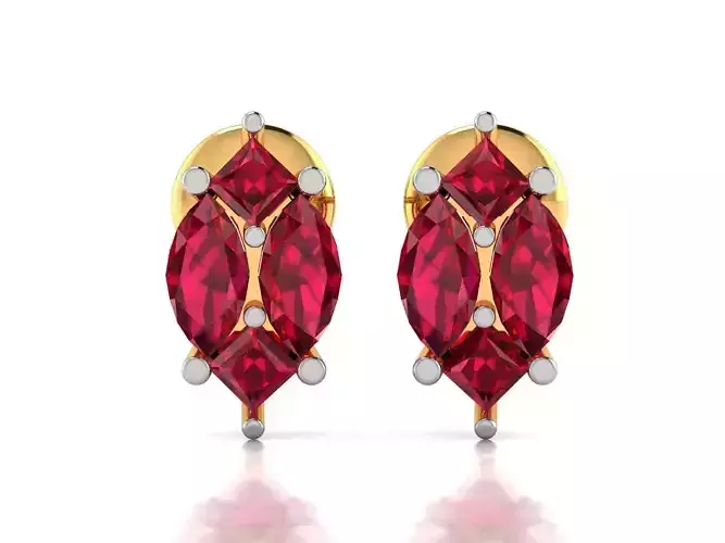 Women Marquise Princess Stone Earrings