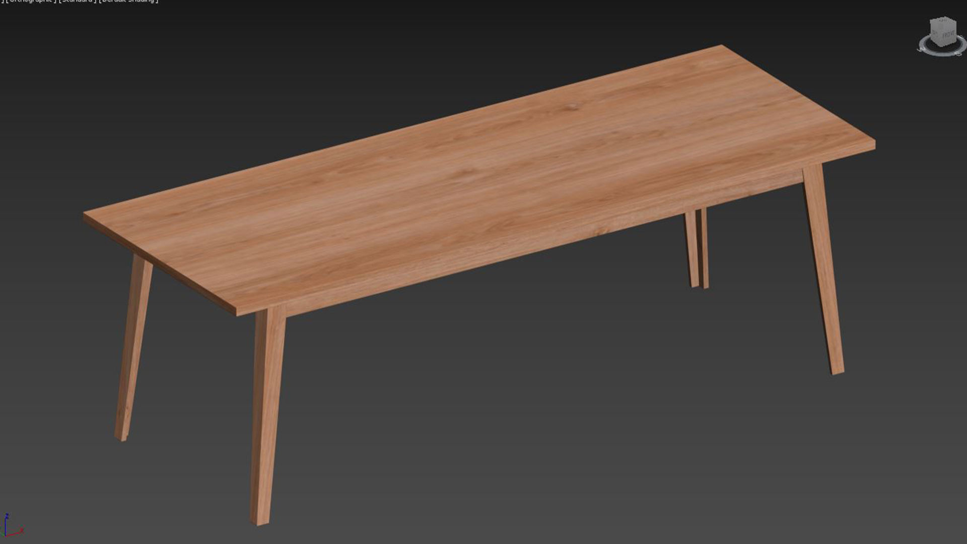 table EMILIA II Naturel 3D model_7