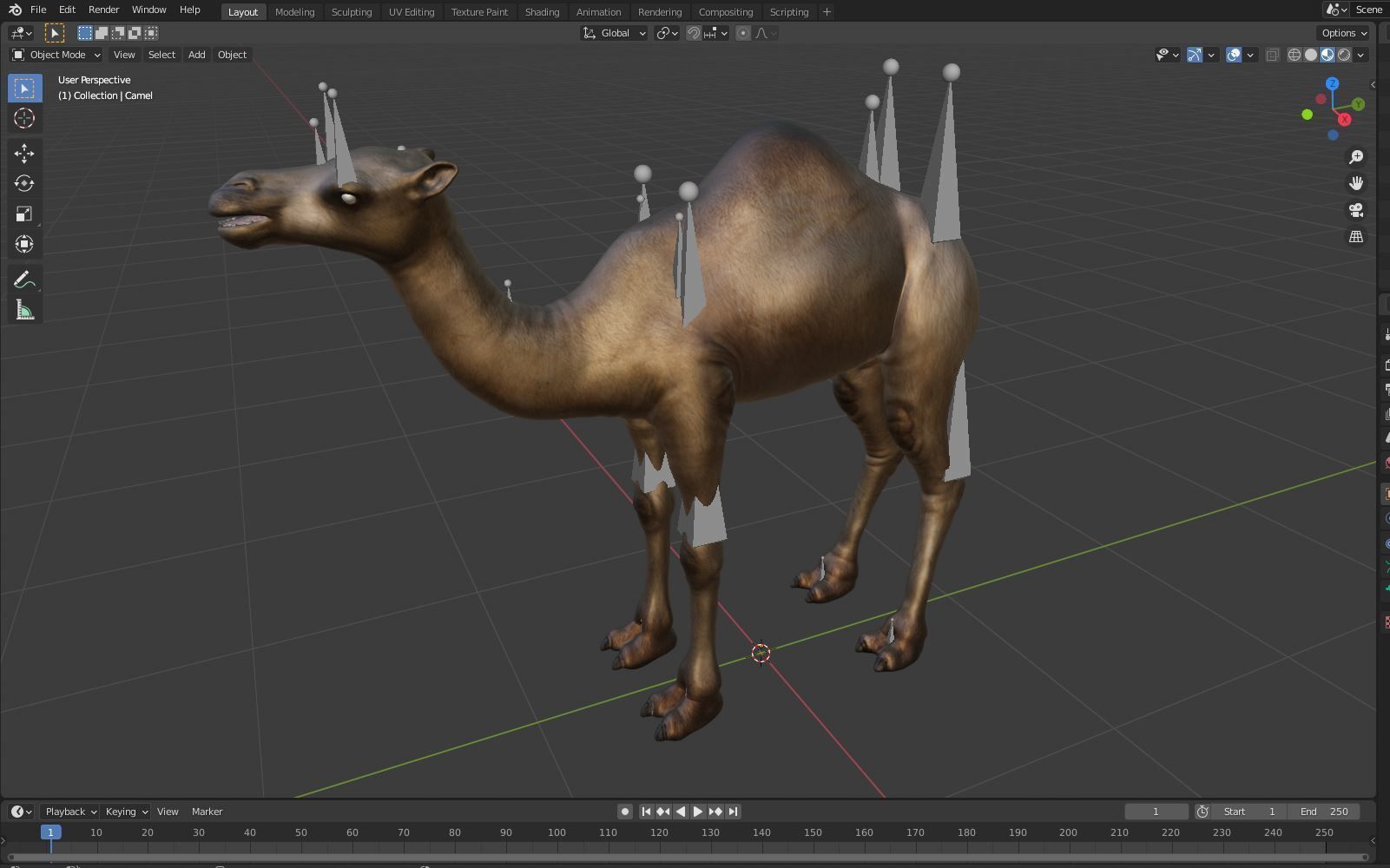 Camel 3D model_11