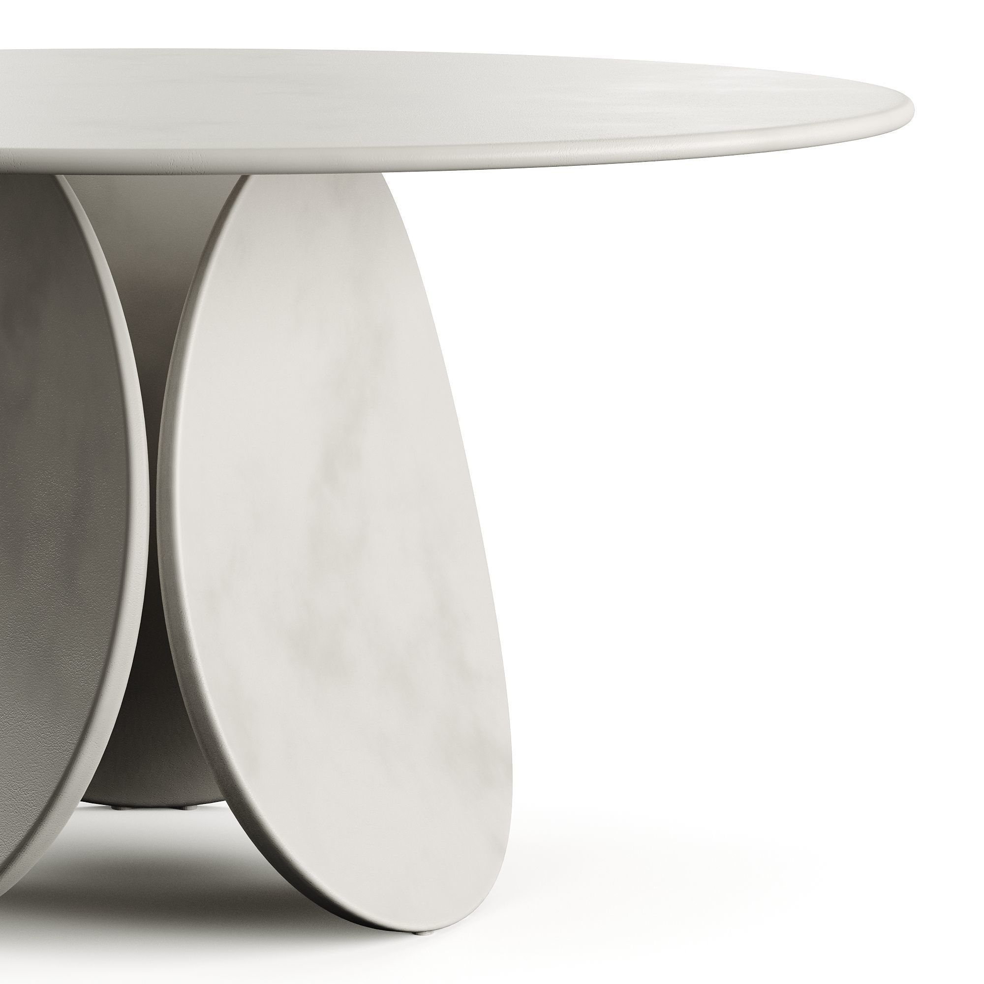 Cattelan Italia Maxim Argile Clay Table 3D model_2