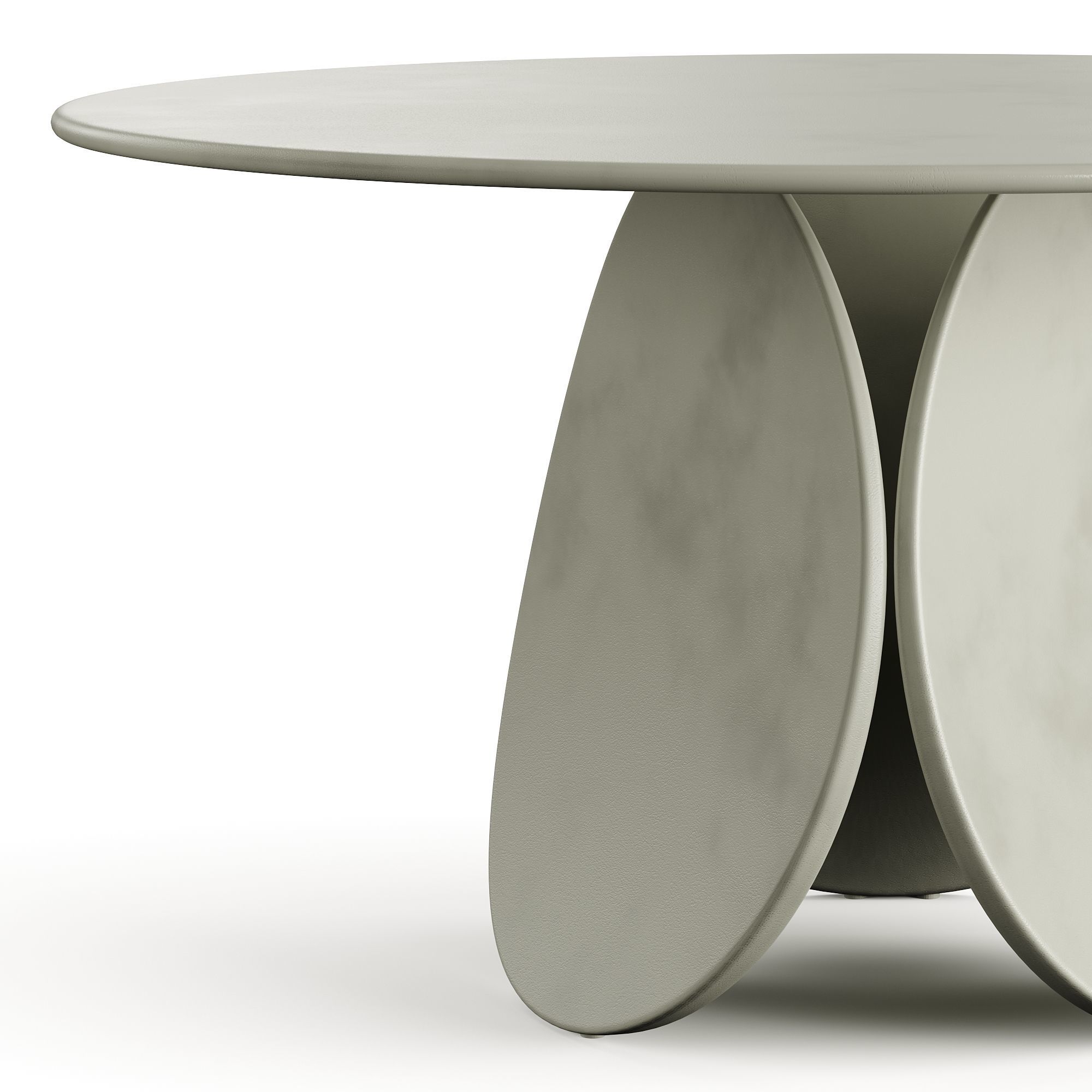 Cattelan Italia Maxim Argile Clay Table 3D model_3