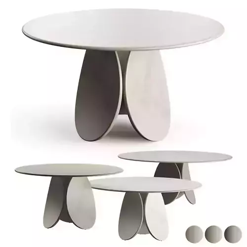 Cattelan Italia Maxim Argile Clay Table 3D model