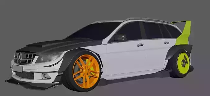 MercedesBenz wide bodykit Concept