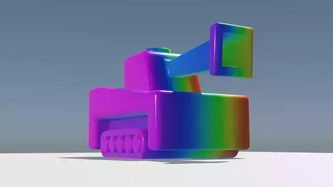 Toy Tank For Film and Games