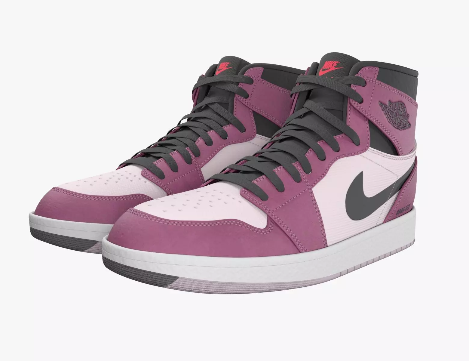 Nike Air Jordan 1 Element-Purple 3D model