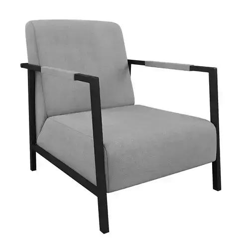 LOUNGE CHAIR WAKASAN LIGHT GREY