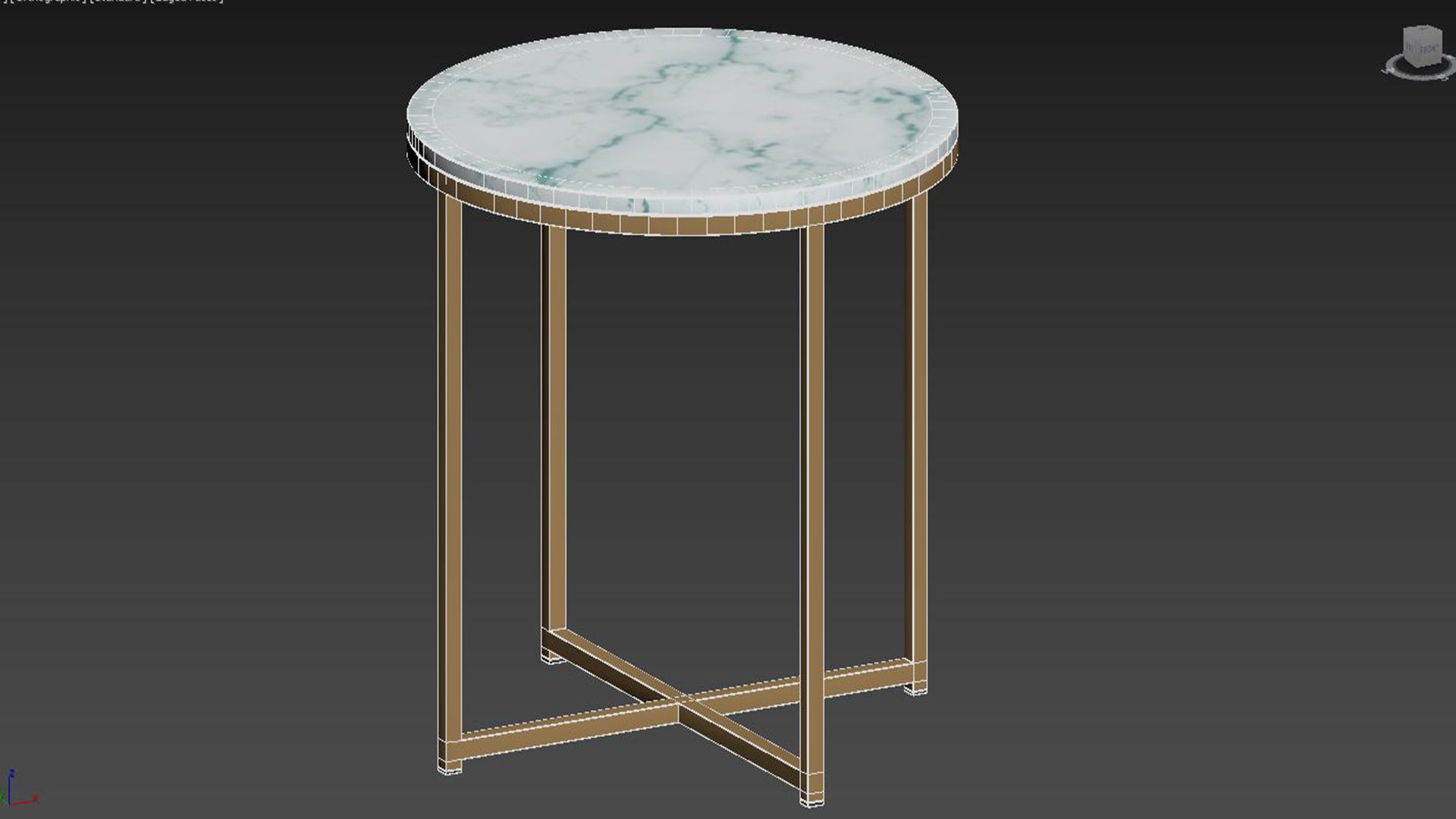 table Alisma 3D model_6