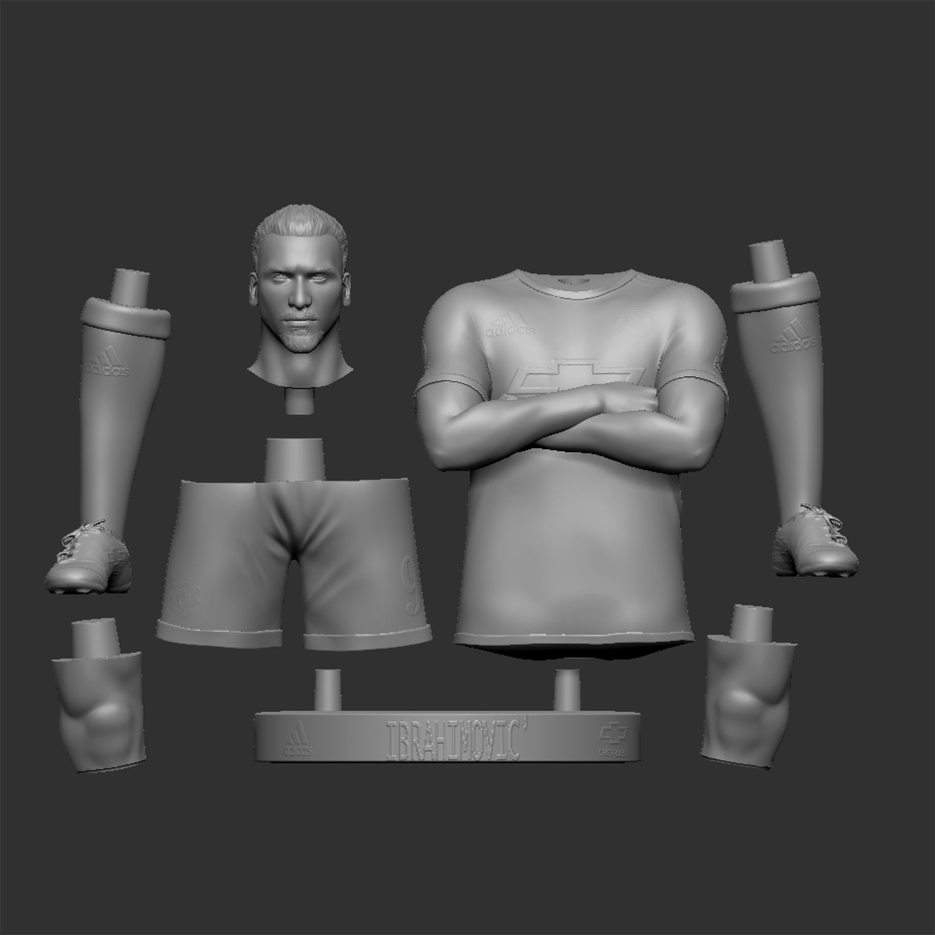 Ibrahimovic 3D Printable 3D print model_2