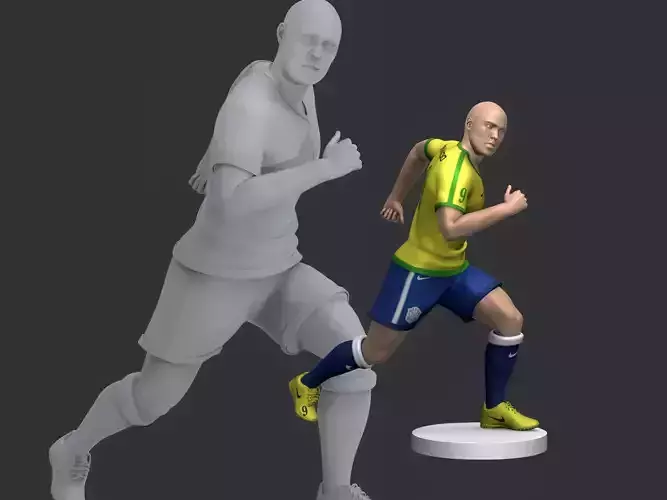  Ronaldo Nazario 3D Printable 2