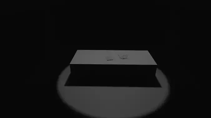 Super simple room with some documents