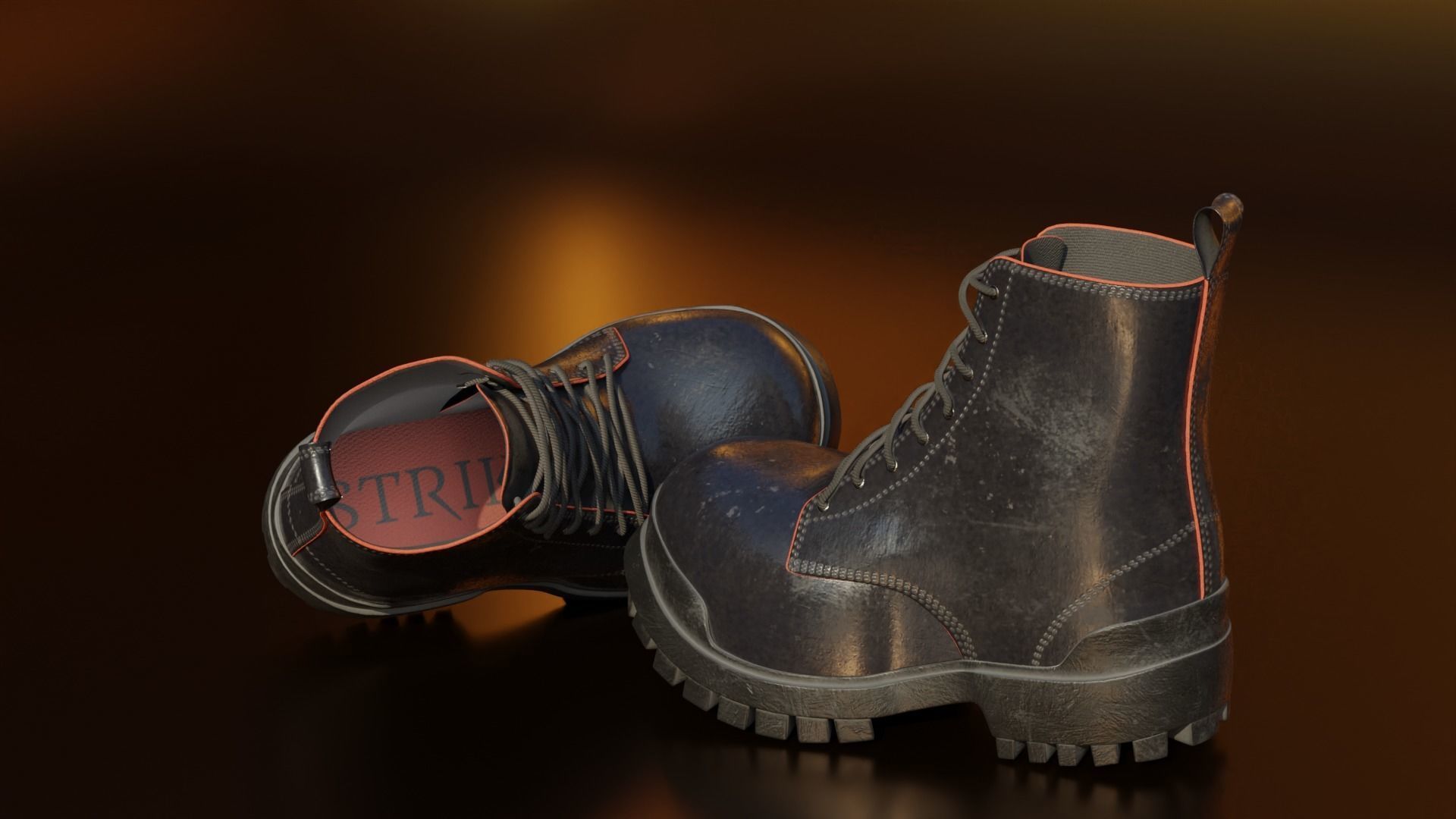Old shoes 3D model_9