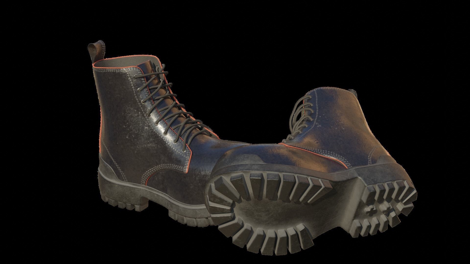 Old shoes 3D model_12
