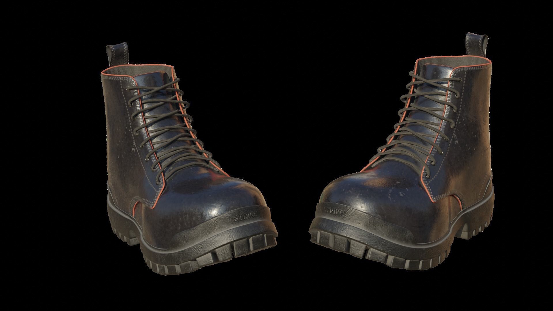Old shoes 3D model_6