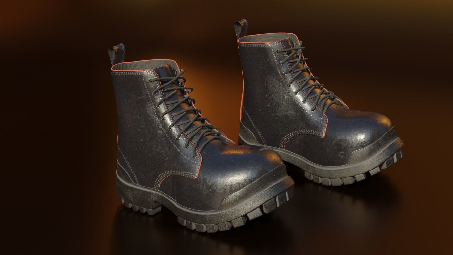 Old shoes 3D model_3