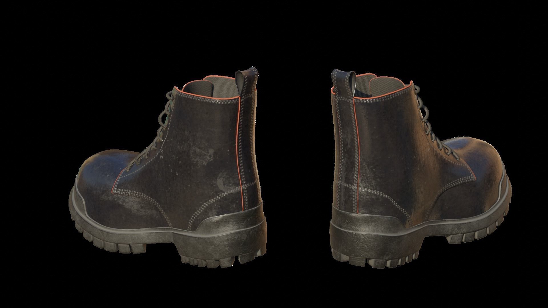 Old shoes 3D model_8