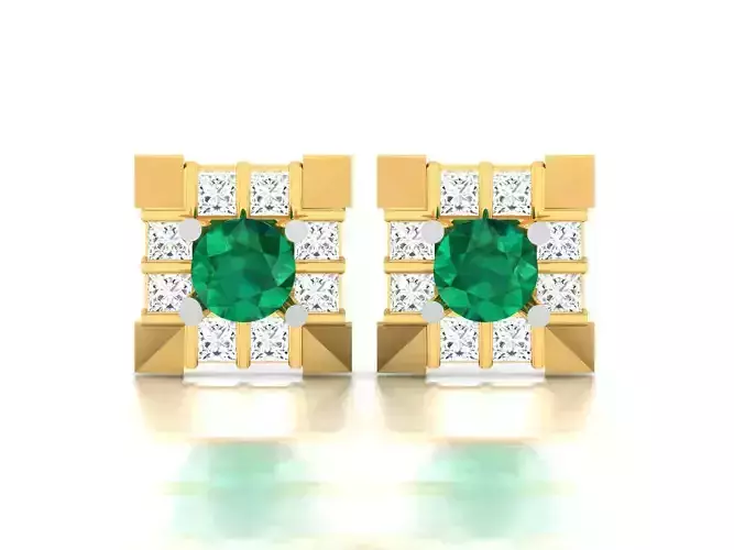 Women Earrings 3D print model Women Earrings 3D print model