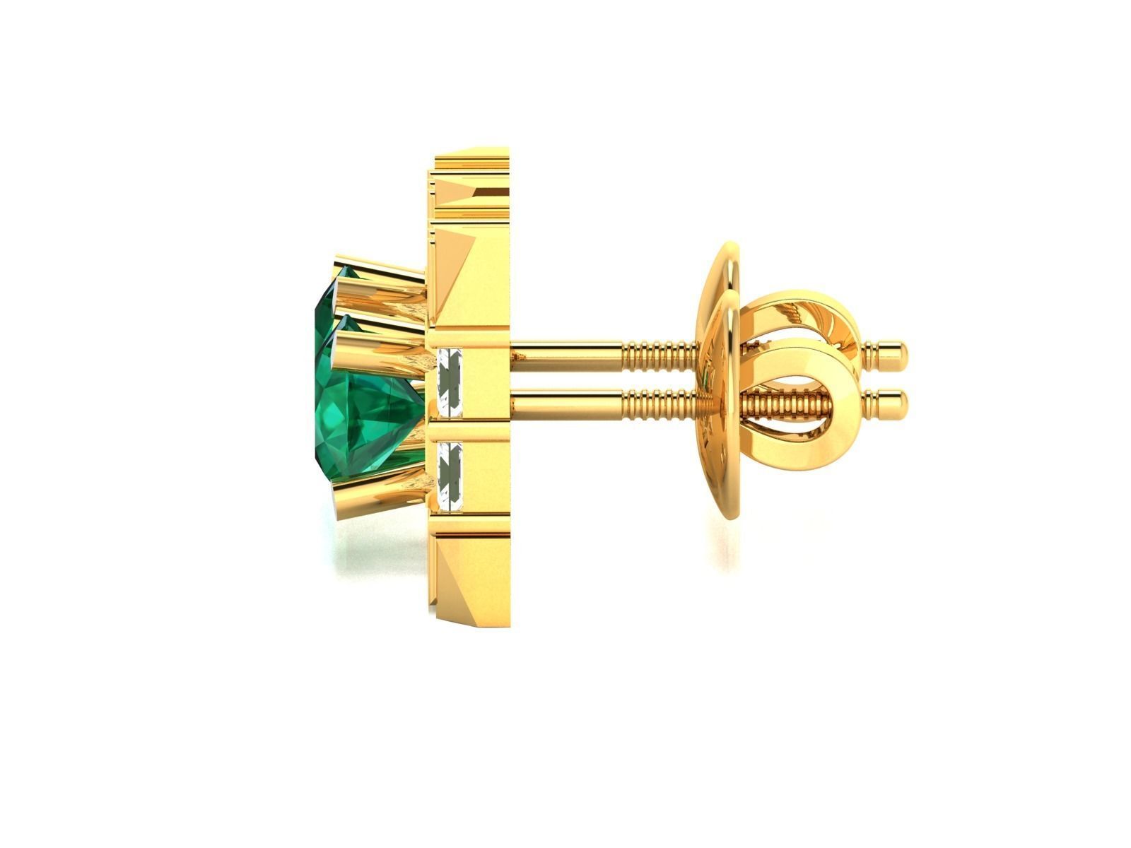 Women Earrings 3D print model_5