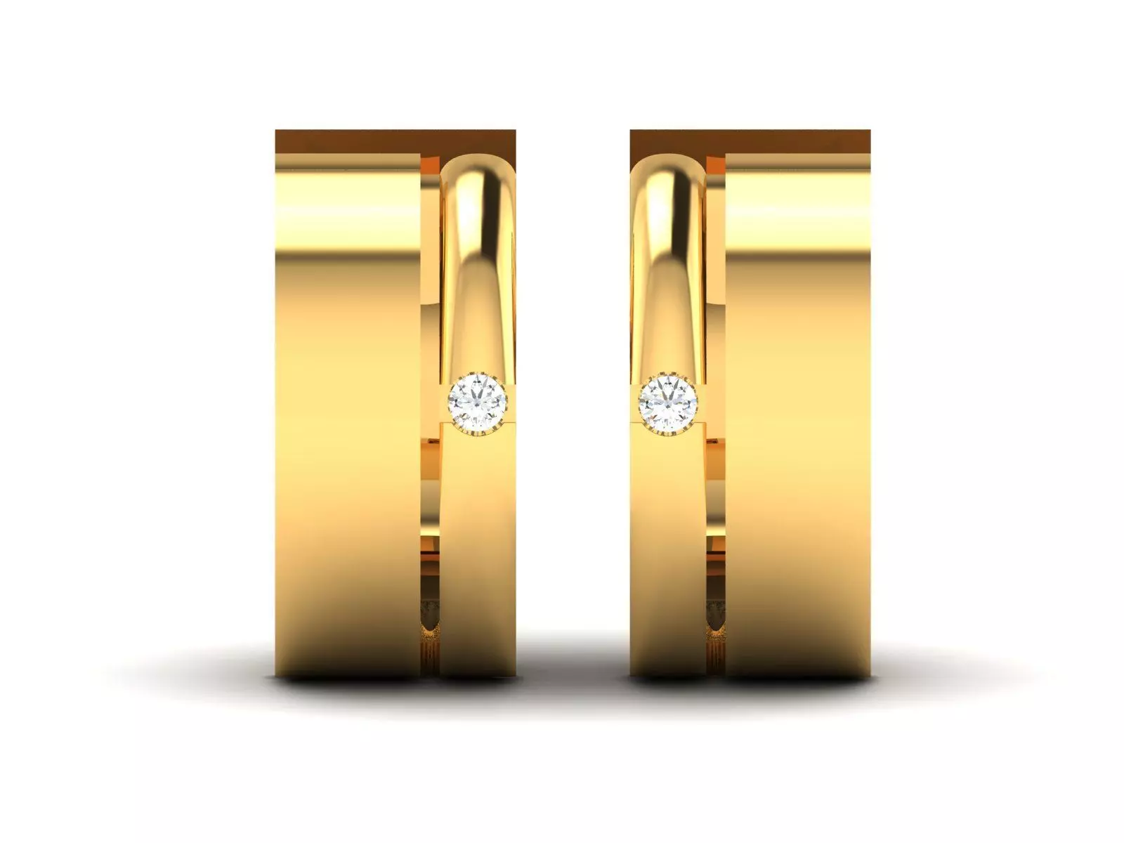 Women Earrings 3D print model_0