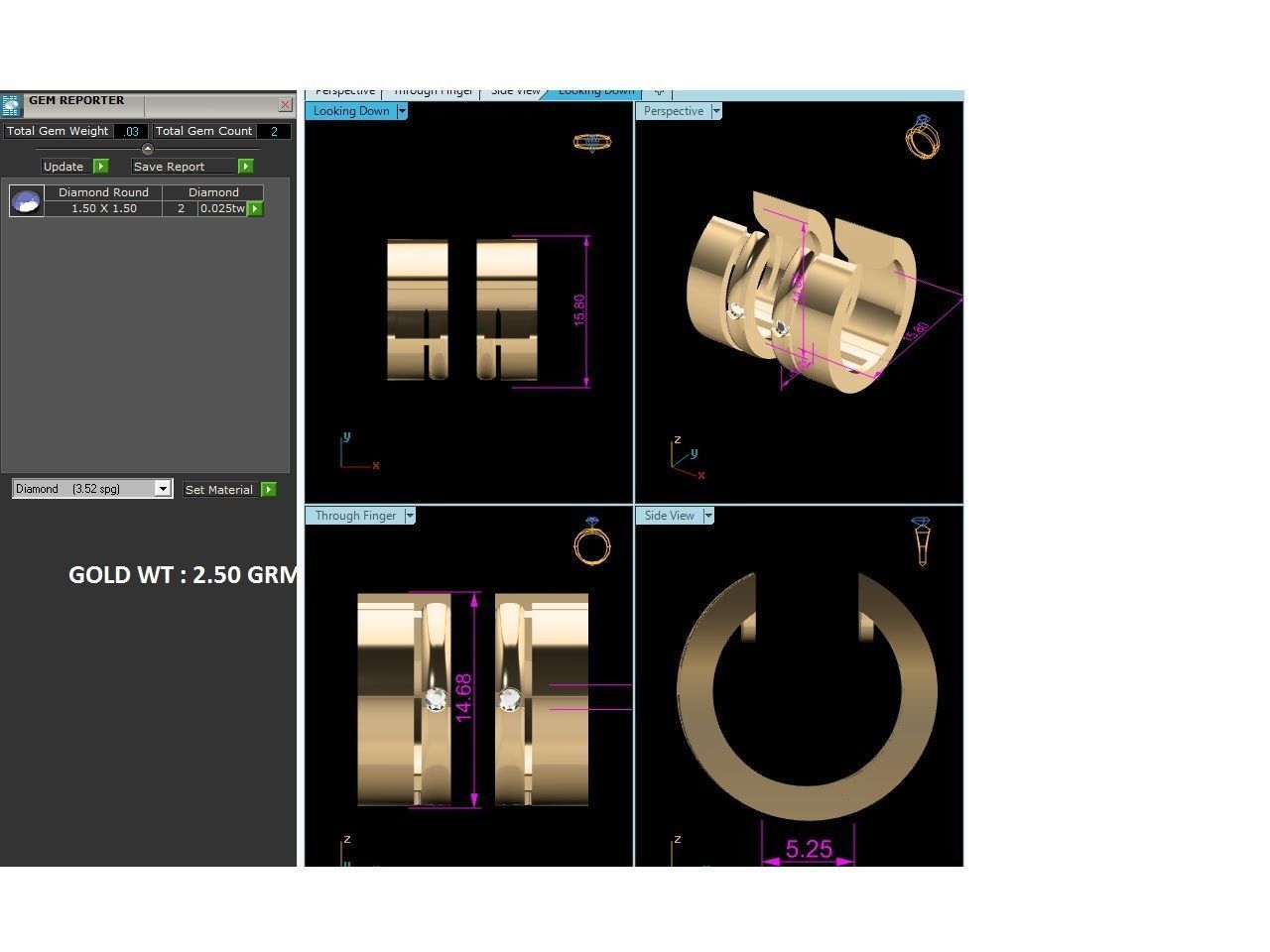 Women Earrings 3D print model_5