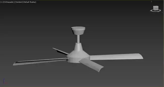 999999999999999999999999999999999999999 ceiling fan with two ... 3D model