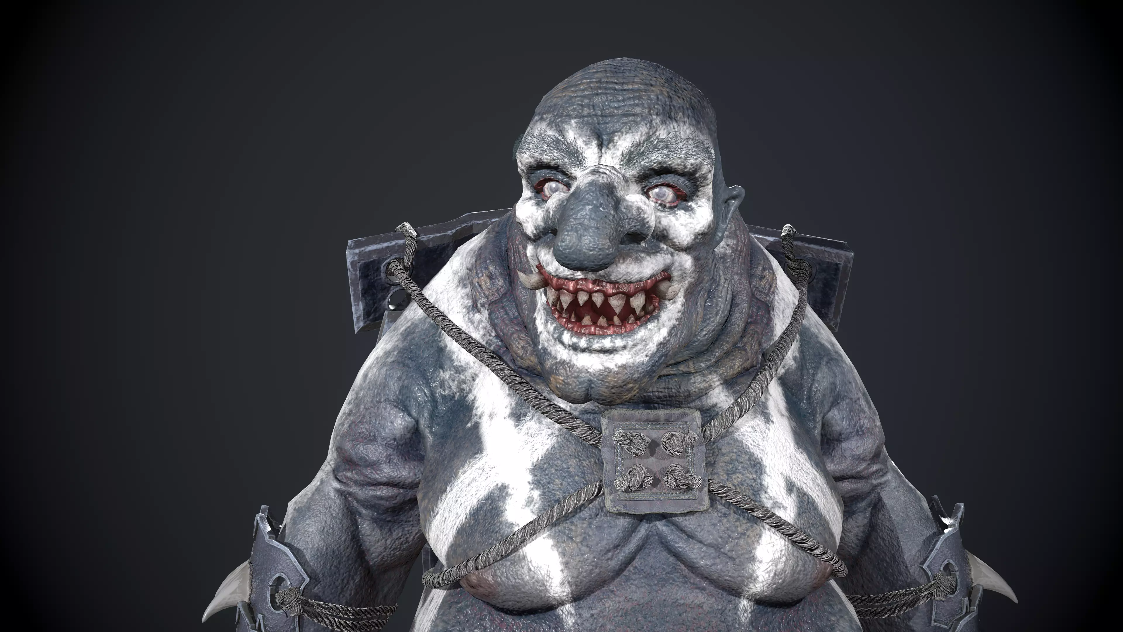 Ogre Turtle Low-poly 3D model