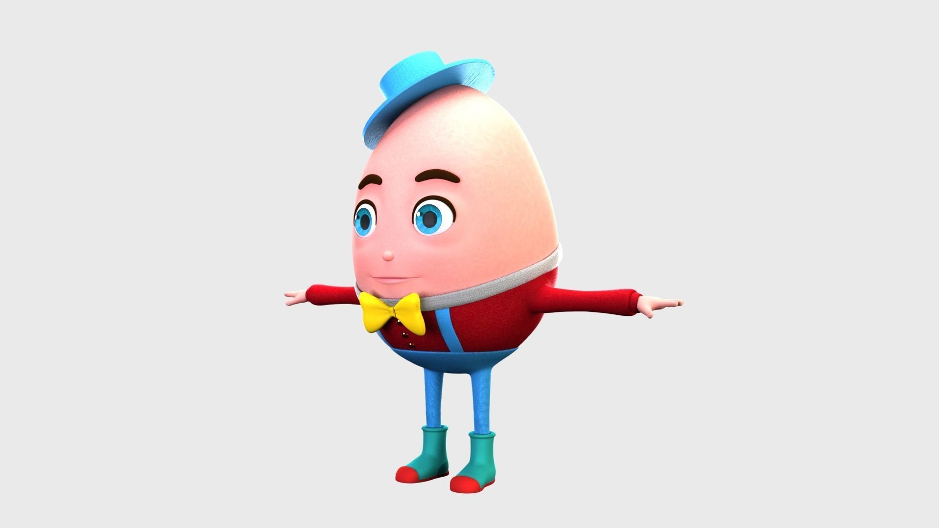 Humpty Dumpty 3D model_7