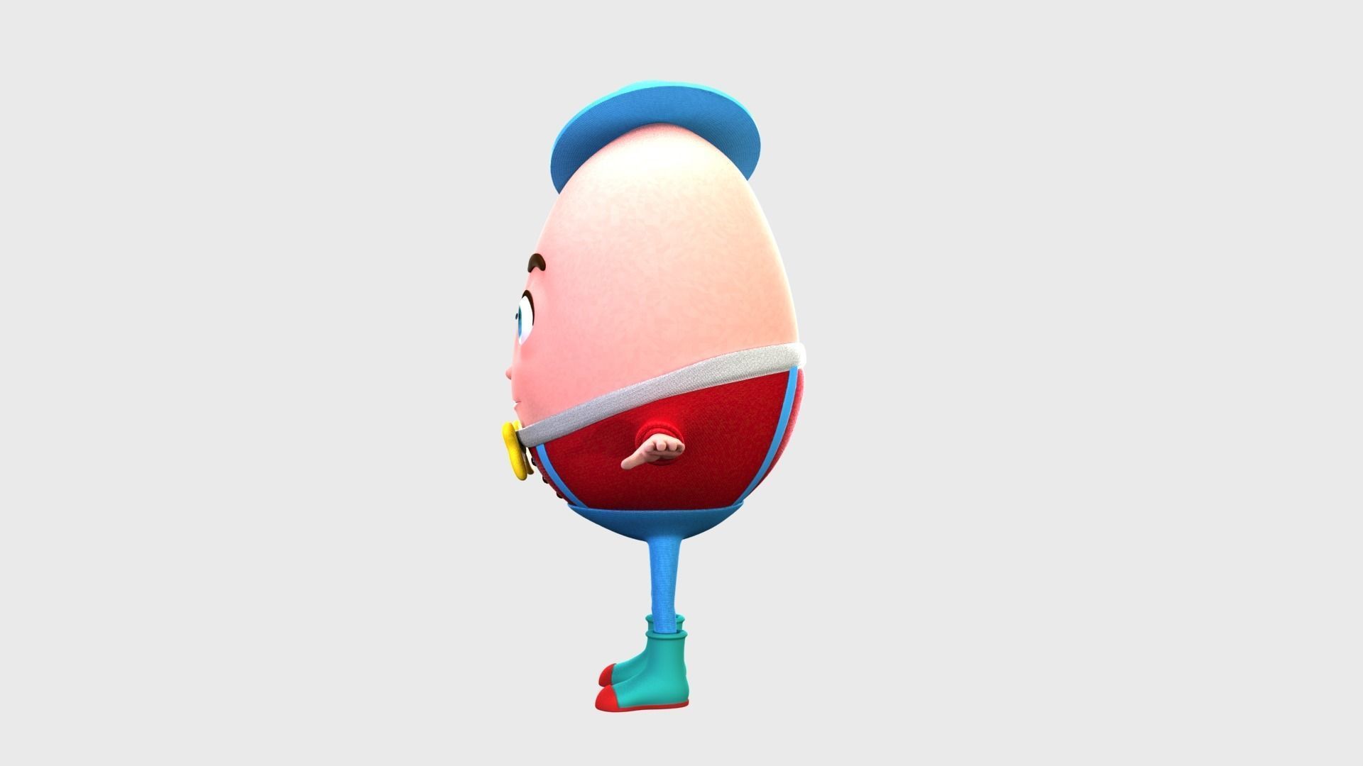 Humpty Dumpty 3D model_6