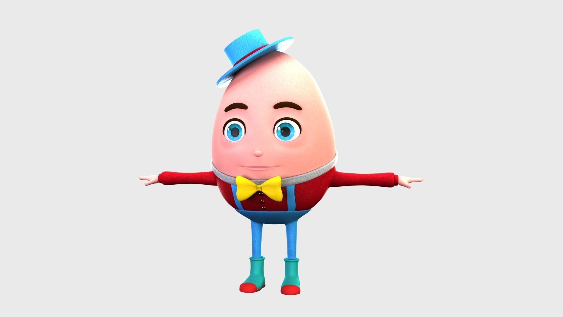 Humpty Dumpty 3D model_8