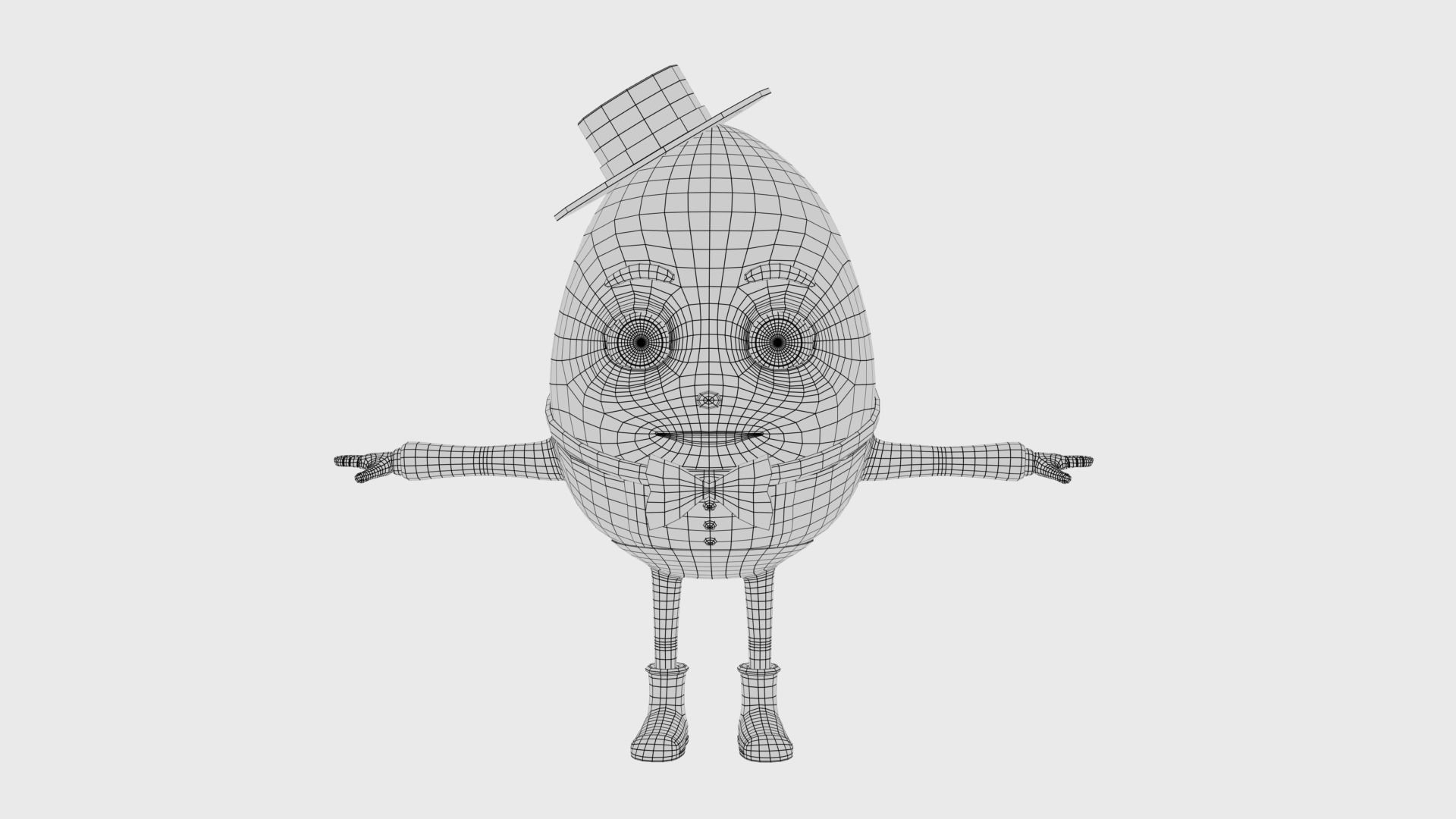 Humpty Dumpty 3D model_9