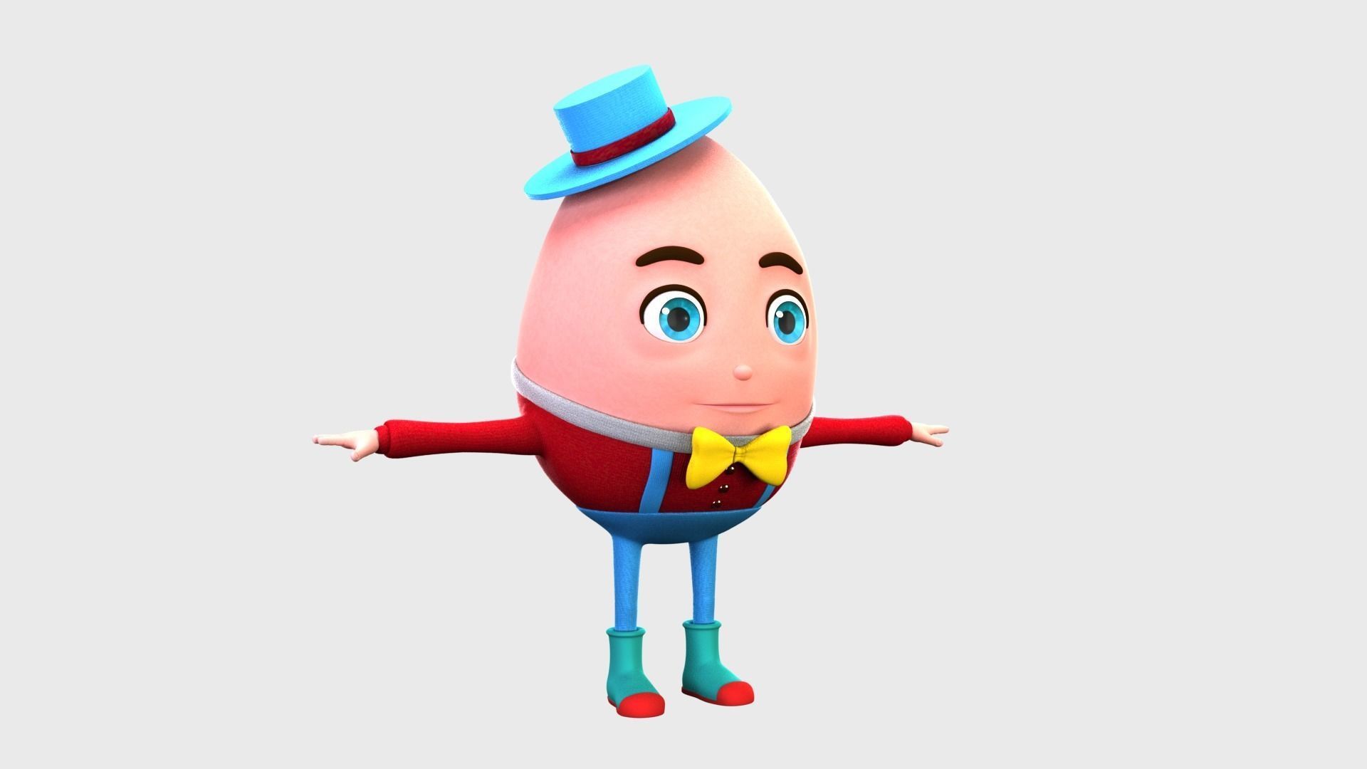 Humpty Dumpty 3D model_1