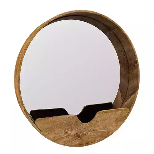 mirror round wall 60