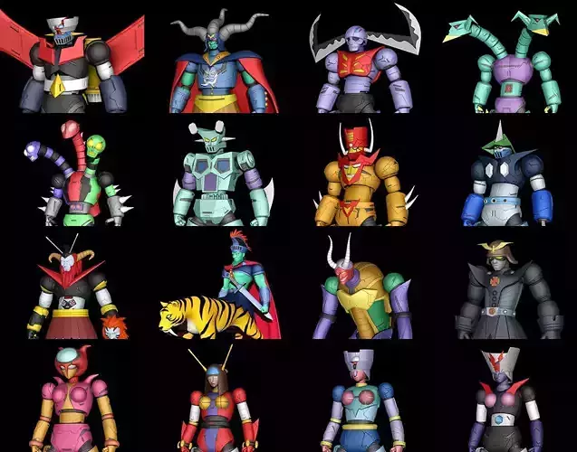 Mazinger Z and Mechanical Beast Collection 