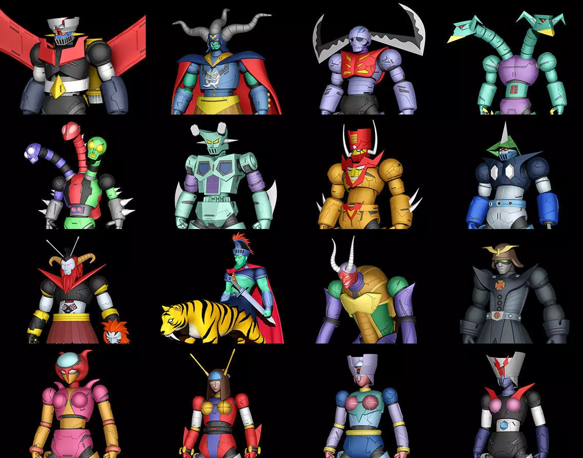 Mazinger Z and Mechanical Beast Collection _0