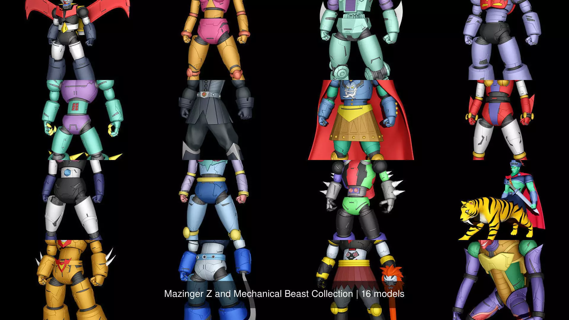 Mazinger Z and Mechanical Beast Collection _1